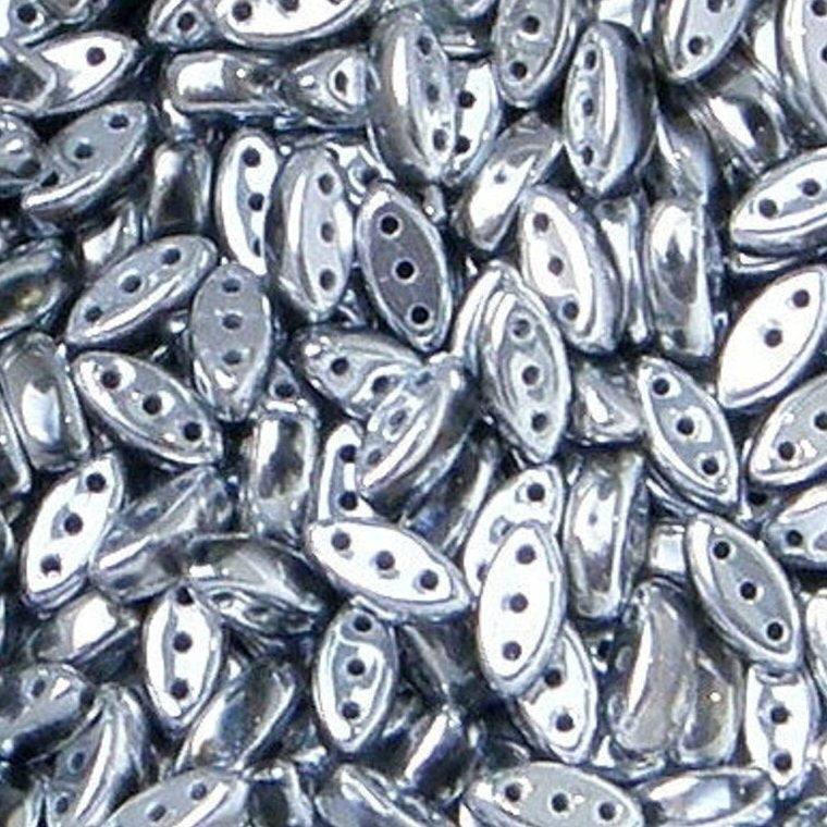 50 x Cali beads in Silver
