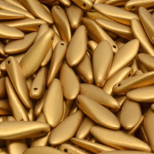 15 x daggers in Aztec Gold (5x16mm)