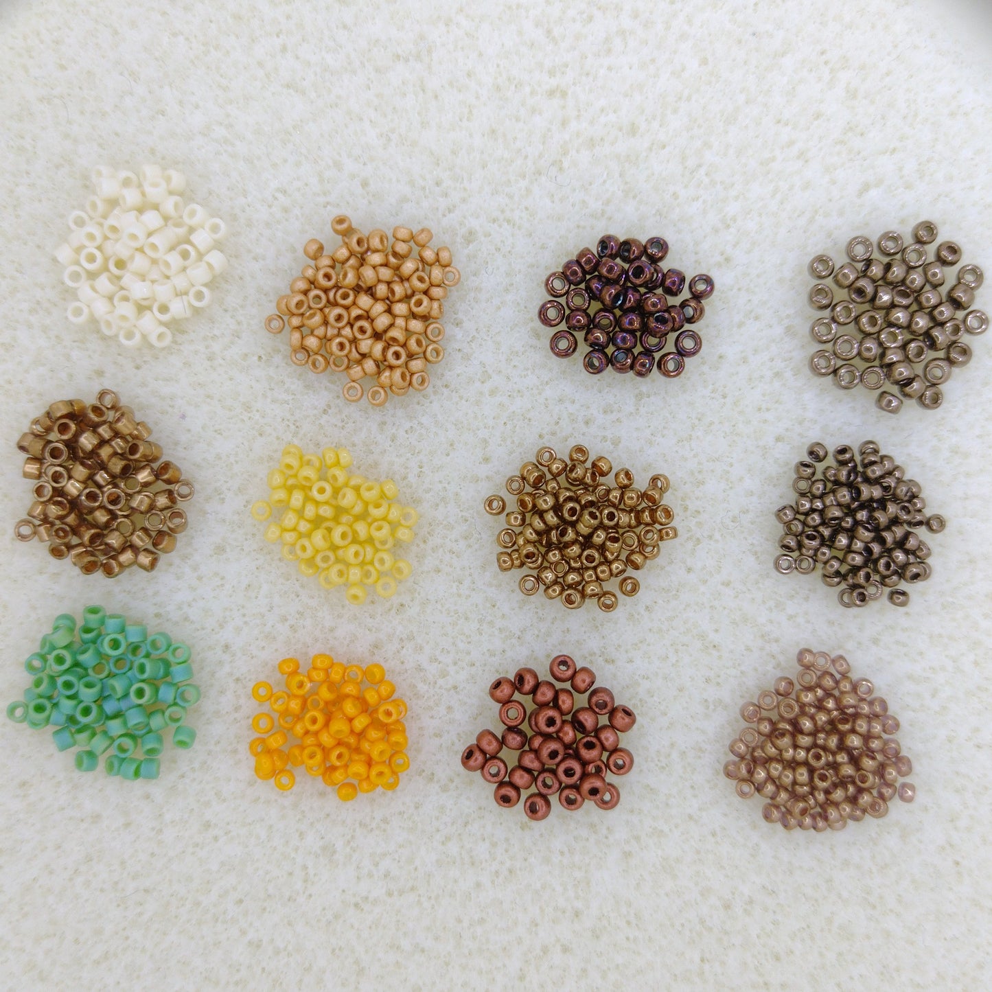 Bead Kit - Jean Power's Summer 2025 Beadalong in Green and Bronze