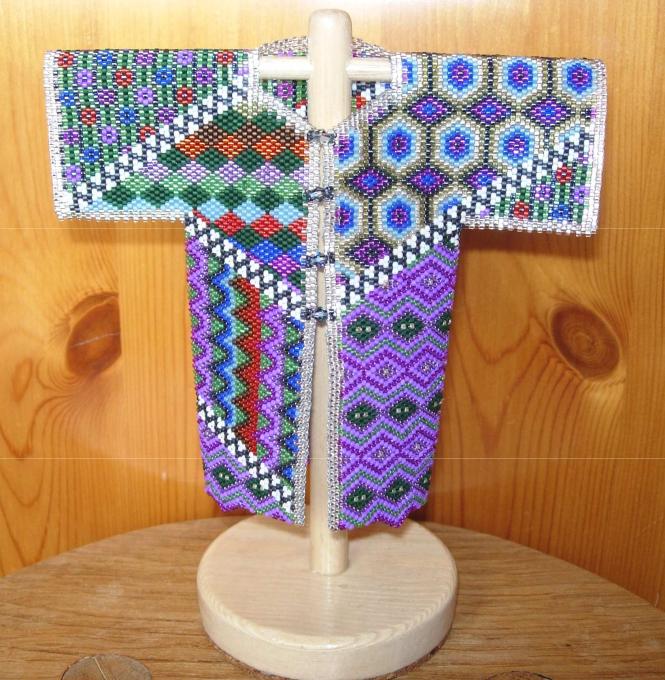Bead Kit - Patchwork Kimono - Winter by Carole Tucker