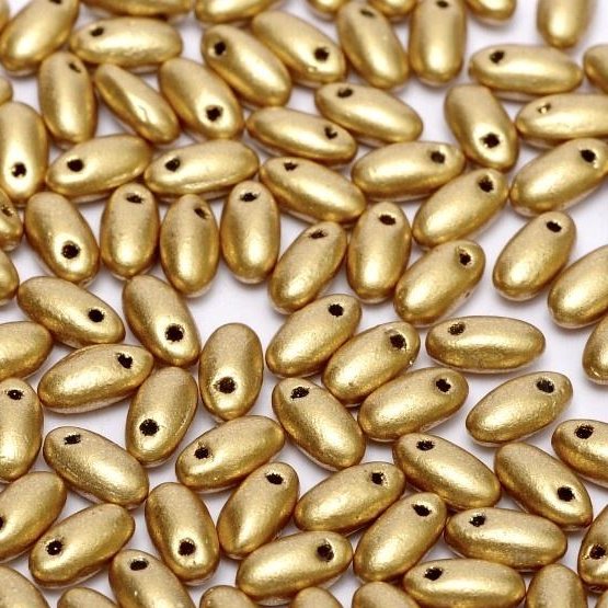 10g rizo beads in Aztec Gold