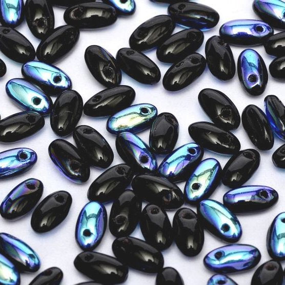 10g rizo beads in Black AB