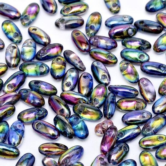 10g rizo beads in Magic Blue