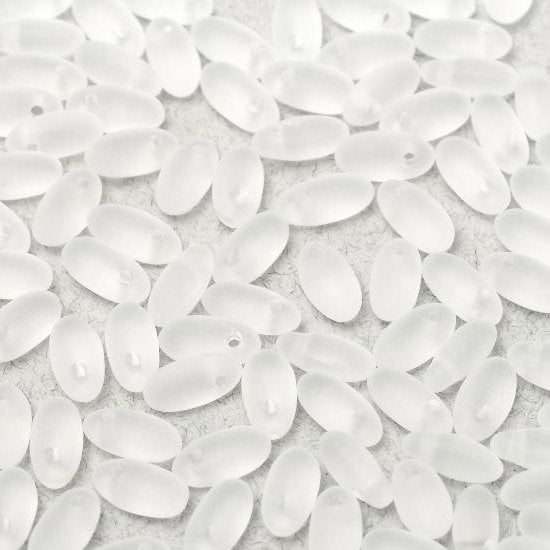 10g rizo beads in Matt Crystal