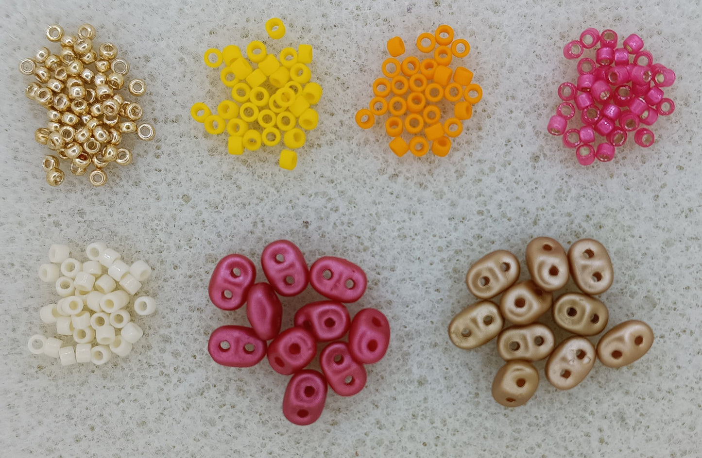 Bead Kit - Jean Power's Summer 2026 Beadalong in Yellow, Orange and Red