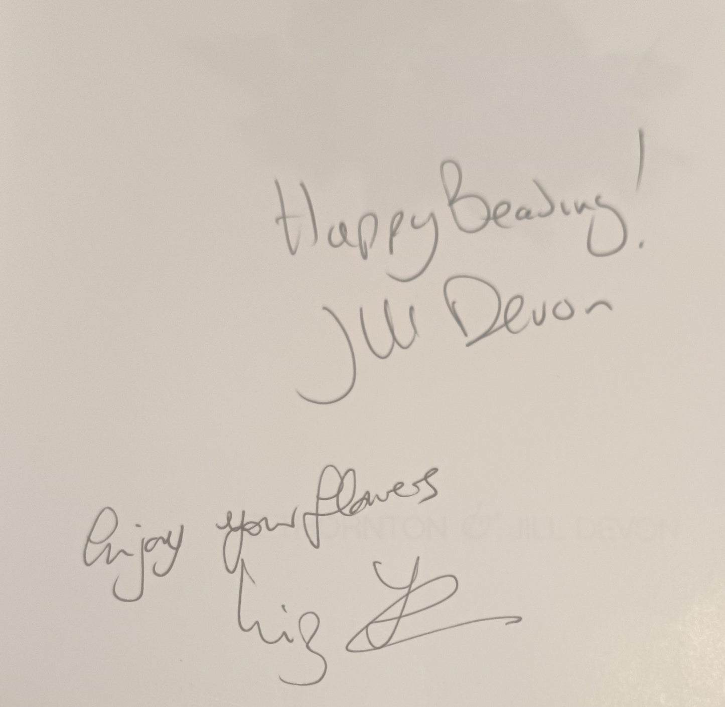 Signed paperback book - The Beader's Foral by Liz Thornton & Jill Devon