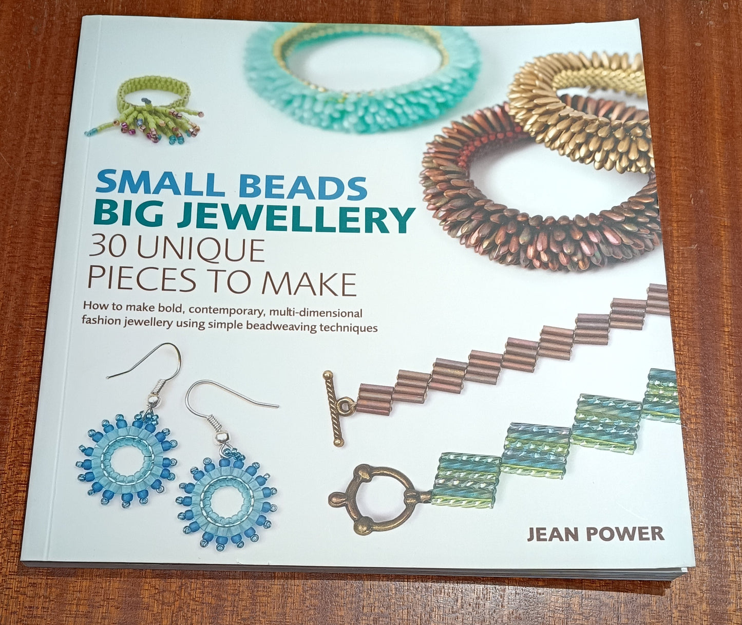 Paperback book - Small Beads big Jewellery by Jean Power