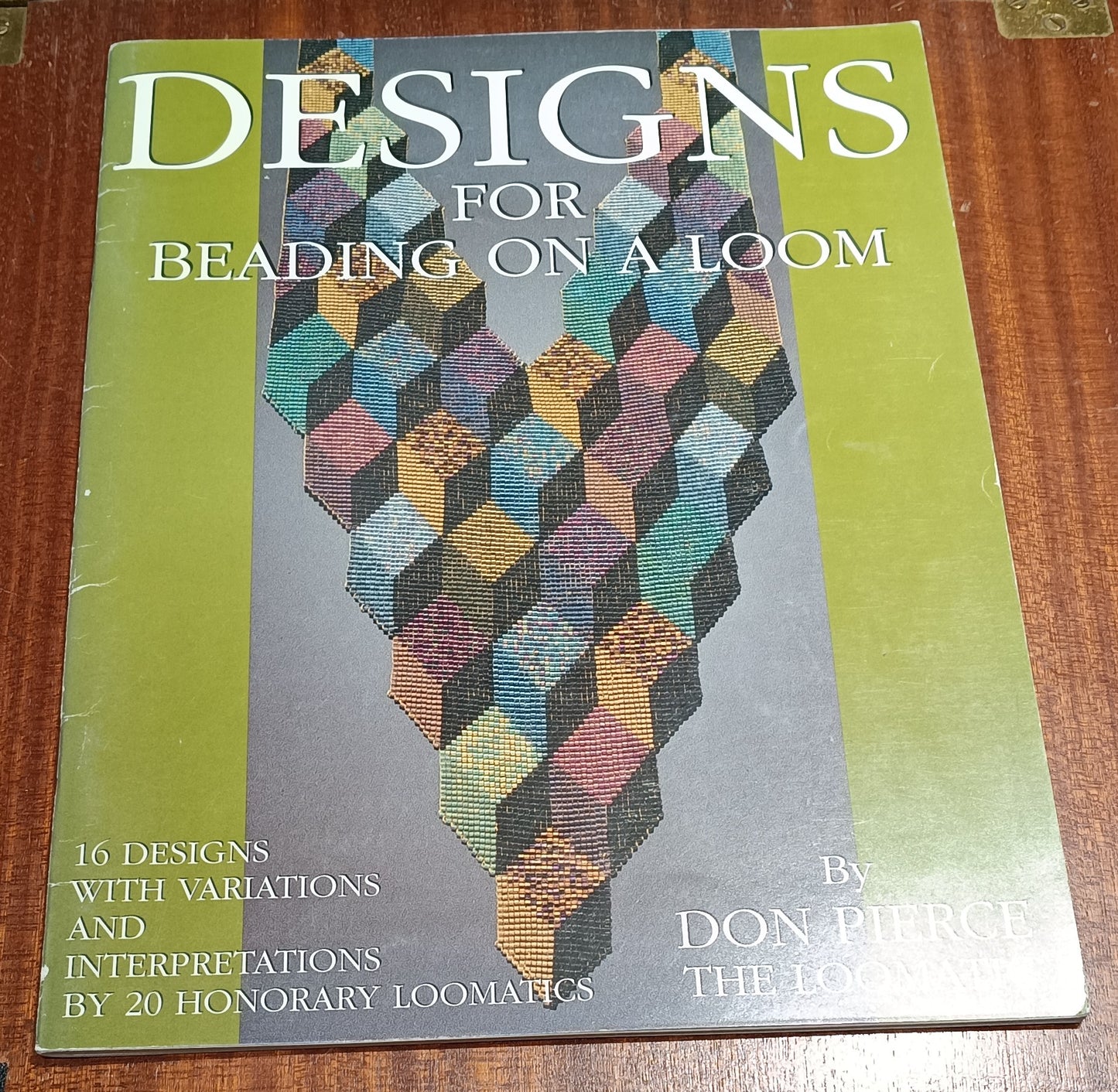 Paperback book - Designs for Beading on a Loom by Don Pierce