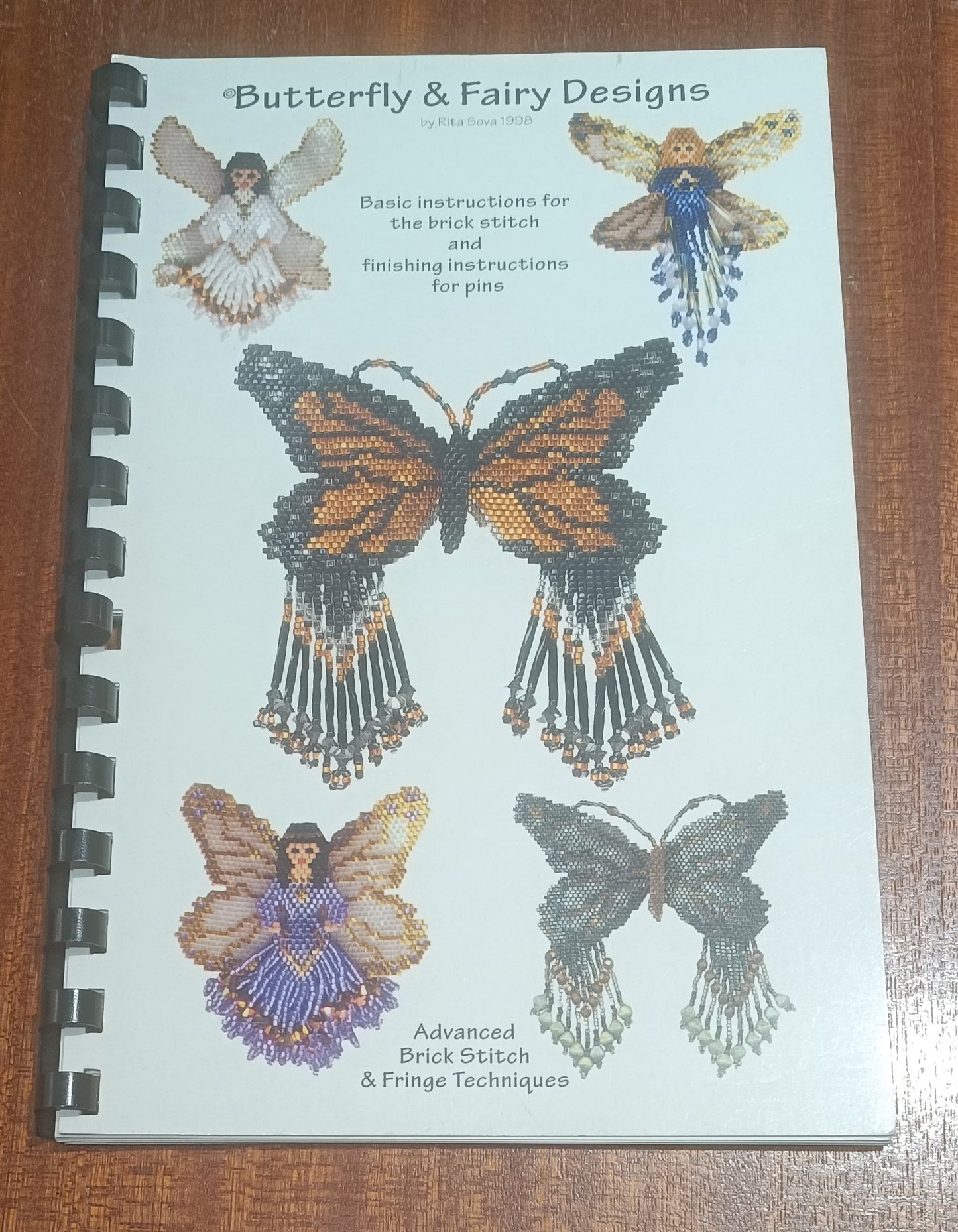 Spiral bound book - Butterfly and Fairy Designs by Rita Sova