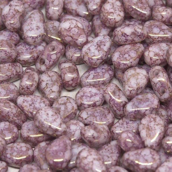 20 x Round DropDuo in Terracotta Purple