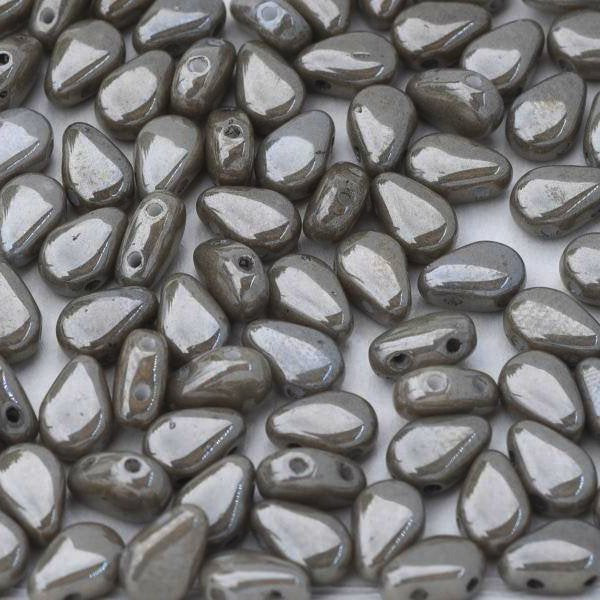 20 x Round DropDuo in Chalk White/Grey Lustre