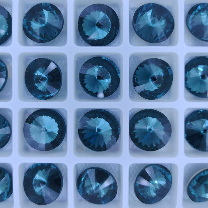 14mm rivoli in Denim Blue (Aurora)