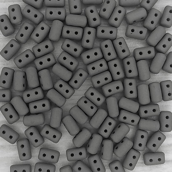 10g Rulla beads in Matt Grey Silk