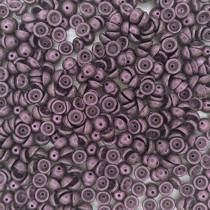 5g Teacups in Metallic Suede Pink