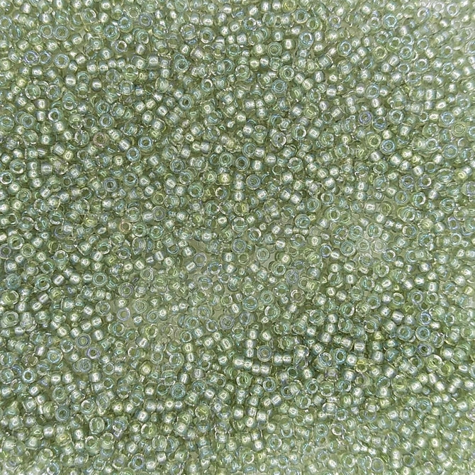 3740 - 10g Size 11/0 Miyuki seed beads in Fancy lined Streak