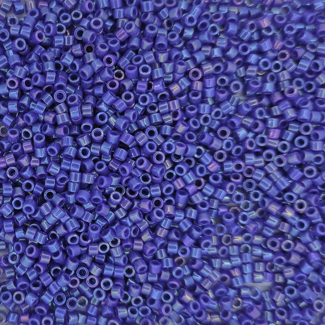 DB0216 - 1g Size 11/0 delicas in Opaque Cobalt Lustre