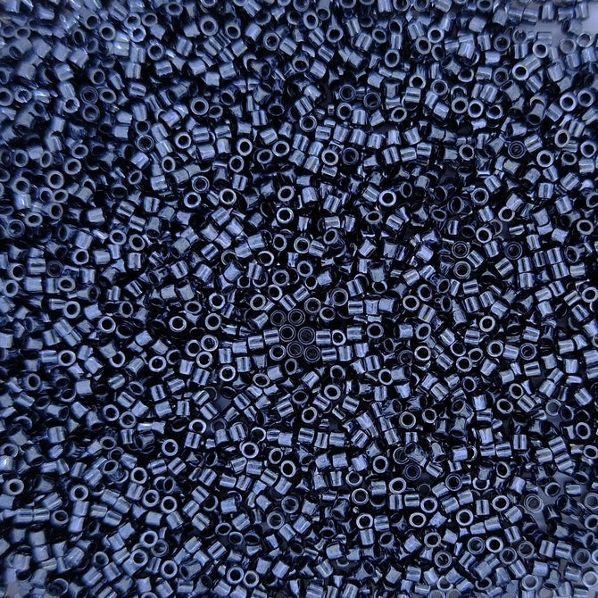 DBS0001 - 2.5g Size 15/0 delicas in Gunmetal