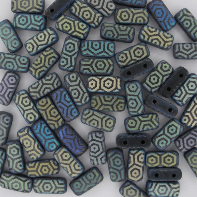 30 x Czech bricks in laser etched Matt Honeycomb