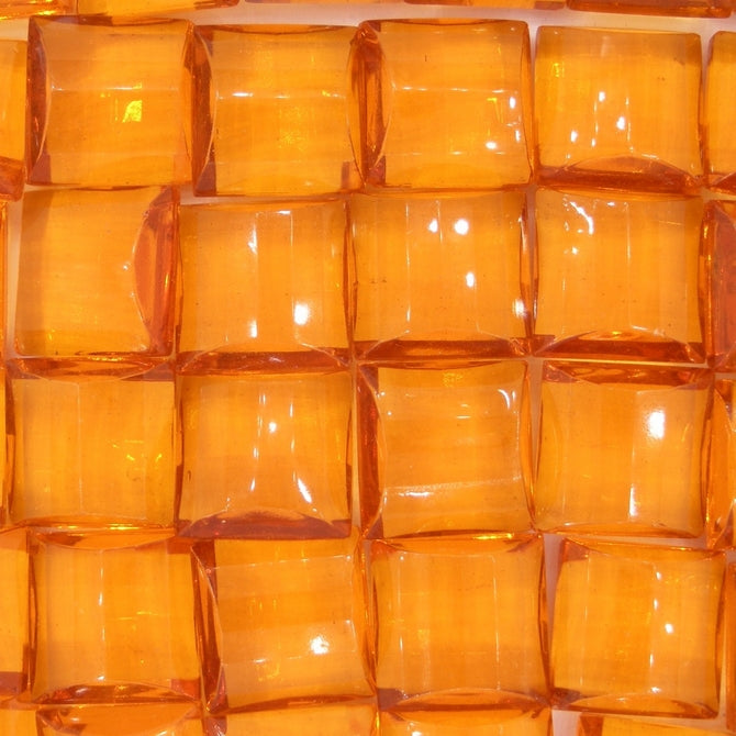 Cab39 - 12mm square cabochon in Topaz