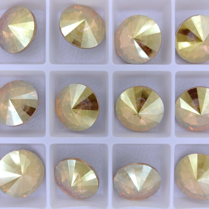 16mm rivoli in Crystal Metallic Sunshine (Aurora)