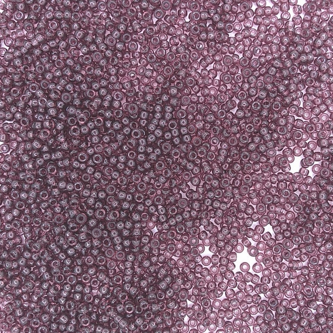 0153 - 10g Size 11/0 Miyuki seed beads in Dark Smoky Amethyst
