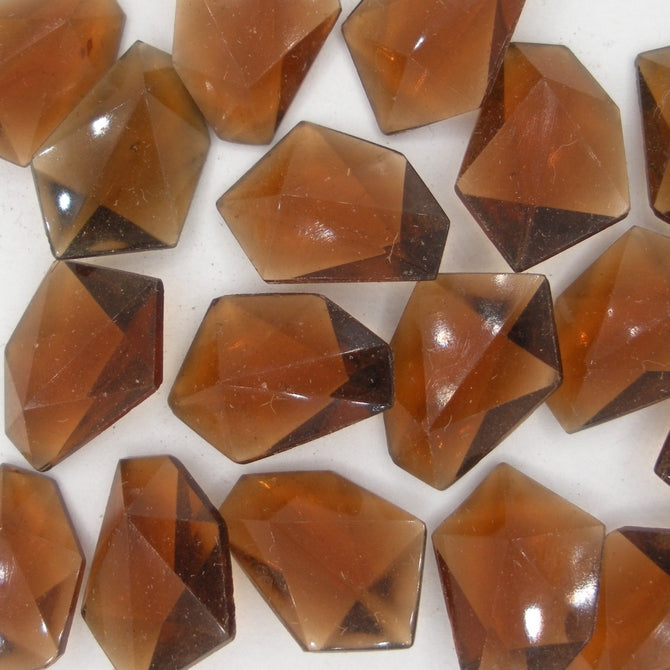 Cab13 - 18x12mm cabochon in Brown (Vintage)