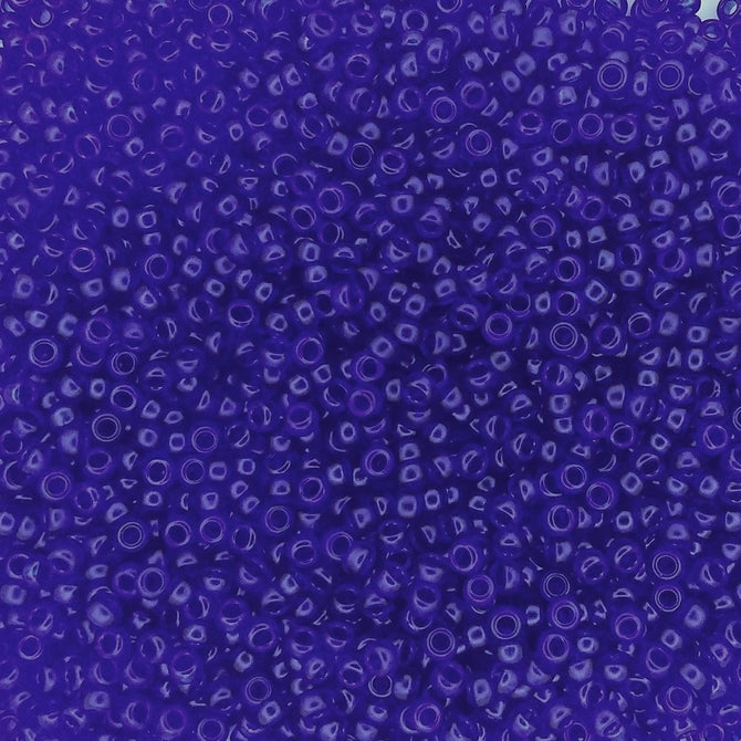 0151SF - 50g Size 11/0 Miyuki seed beads in SF Transparent Cobalt