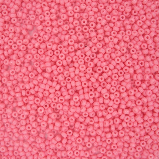 4466 - 10g Size 11/0 Miyuki seed beads in Duracoat Light Carnation