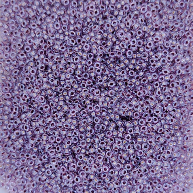3206 - 10g Size 11/0 Miyuki seed beads in Magic Copper Plum lined Crystal