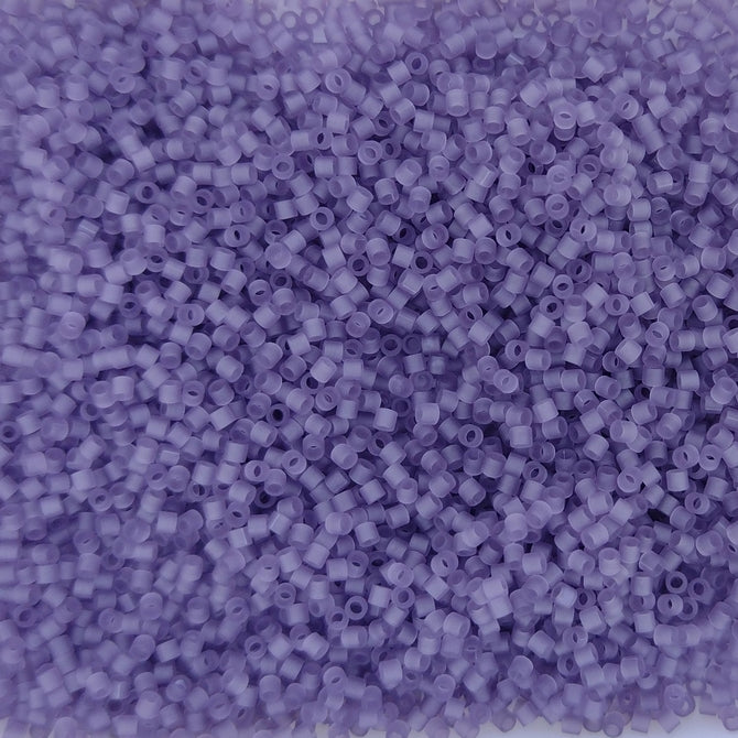 DBS1265 - 2.5g Size 15/0 delicas in Matt Transparent Light Amethyst