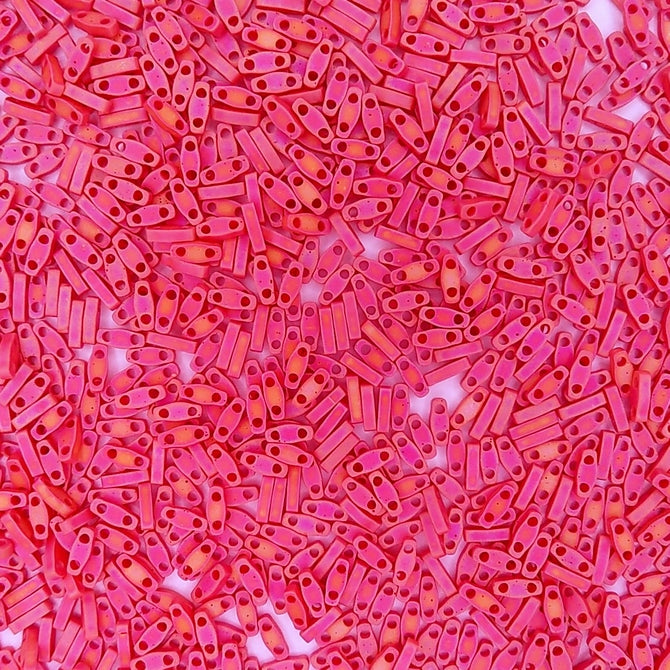 QTL0408FR - 5g Quarter Tilas in Matt Dark Red AB