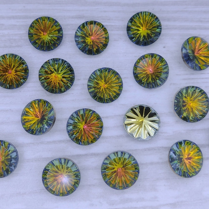 10mm Crystal Sahara chaton from Germany