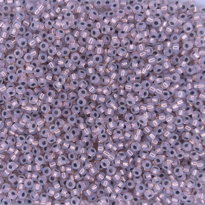0198 - 10g Size 11/0 Miyuki seed beads in Copper lined Opal