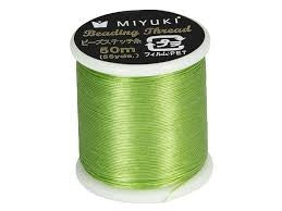 MBT-16 50m Miyuki beading thread in Peridot
