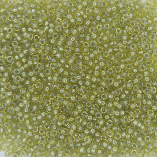 3530 - 50g Size 11/0 Miyuki seed beads in Fancy lined Olive