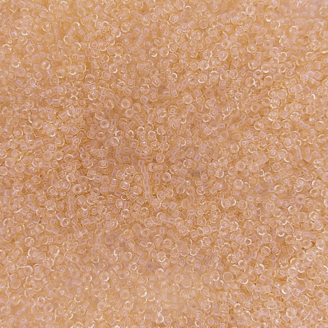 0132L - 10g Size 11/0 Miyuki seed beads in Transparent Light Topaz