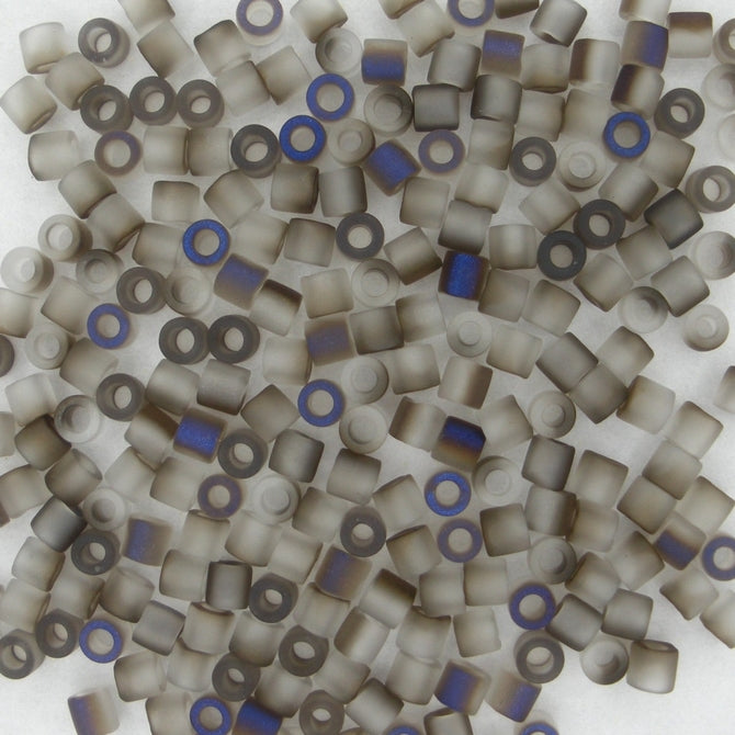 DB2202 - 6.5g Size 8/0 delicas in Matt Crystal Azuro