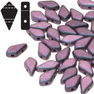 30 x kites in Polychrome Berry Mix (9x5mm)