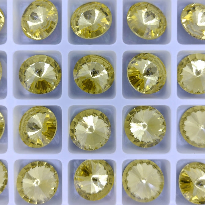 14mm rivoli in Jonquil (Aurora)