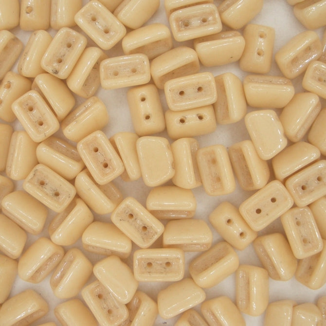 25 x Roofy beads in Champagne Lustre