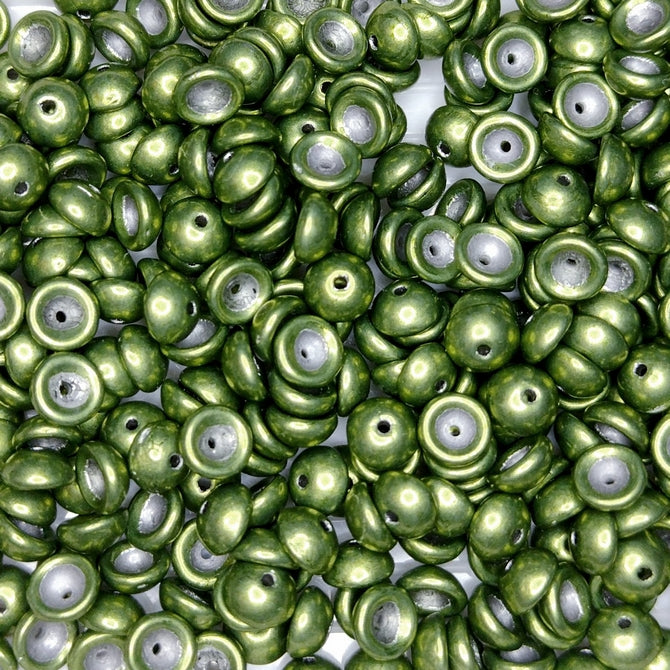 5g Teacups in Sueded Gold Fern