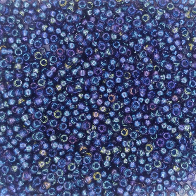 3539 - 50g Size 11/0 Miyuki seed beads in Fancy lined Han Blue
