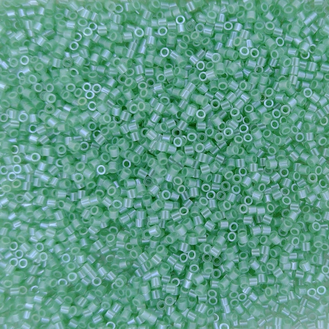DBS1483 - 2.5g Size 15/0 delicas in Transparent Mint Lustre