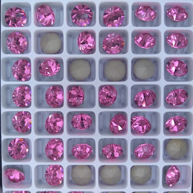 SS39 or 8.3mm Chaton Maxima in Rose (Preciosa)