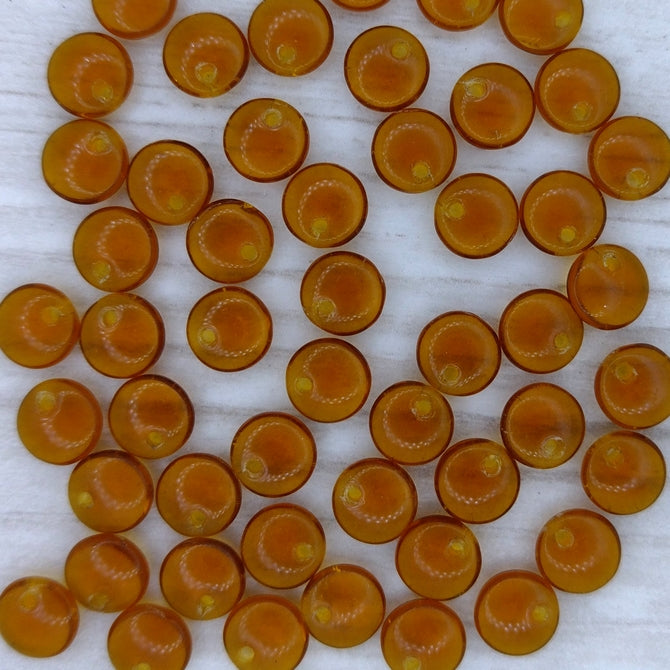 50 x 6mm lentils in Topaz