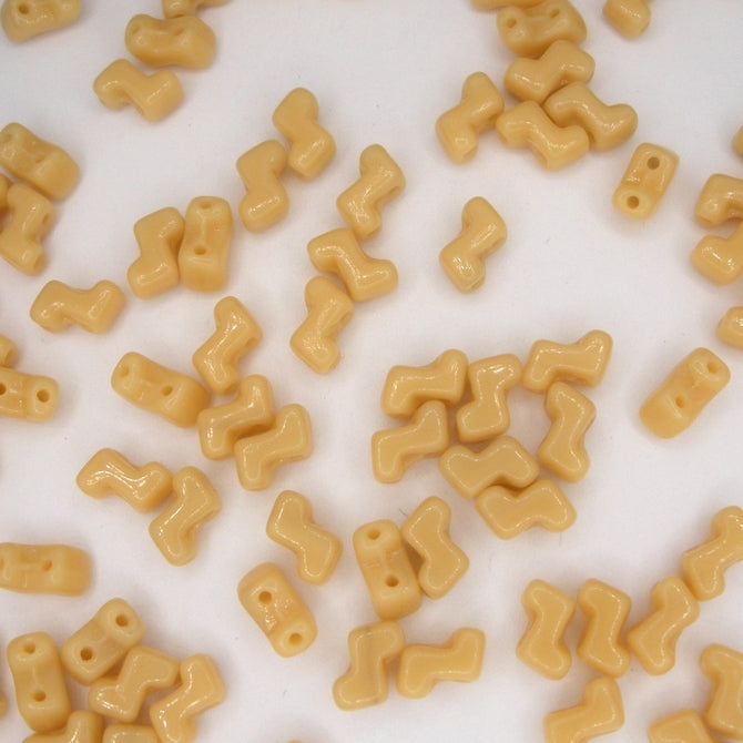 25 x Z beads in Ivory