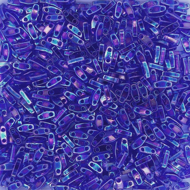 QTL0177 - 5g Quarter Tilas in Transparent Cobalt AB