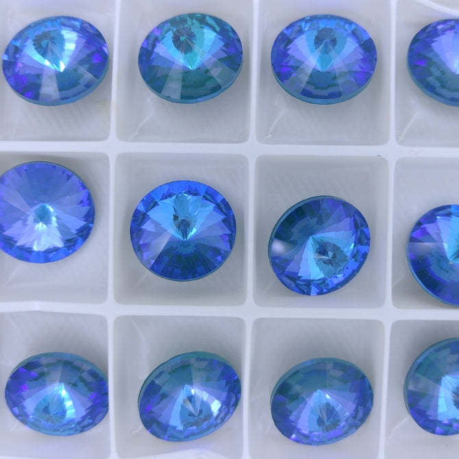 16mm rivoli in Crystal Royal Blue Delite (Aurora)