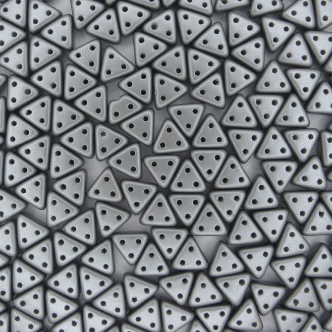 25 x eMMA beads in Pearlescent Silver