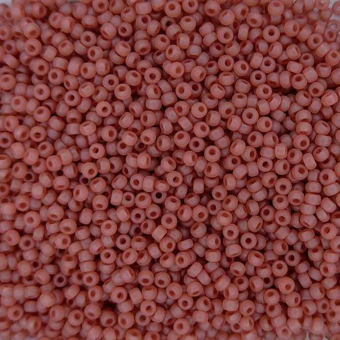 0372 - 10g Size 11/0 Miyuki seed beads in Semi Frosted Berry